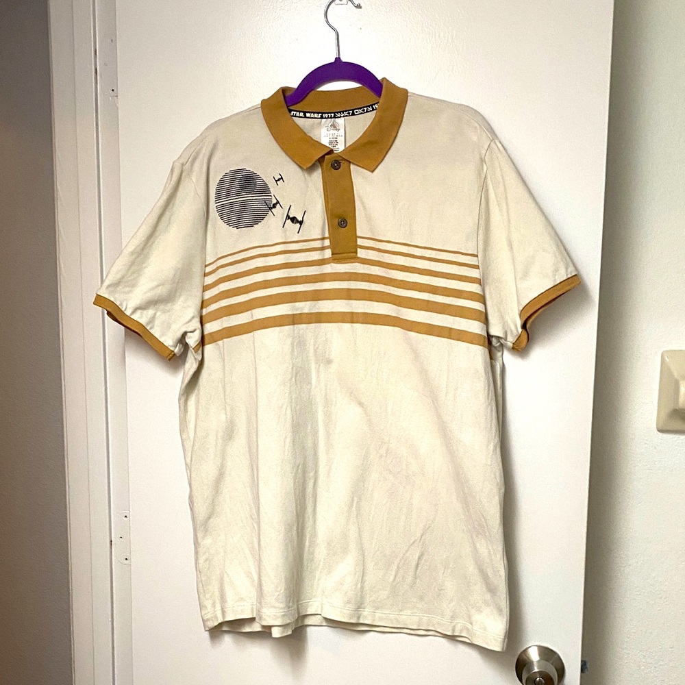 Disney Parks Exclusive Star Wars Death Star polo size L